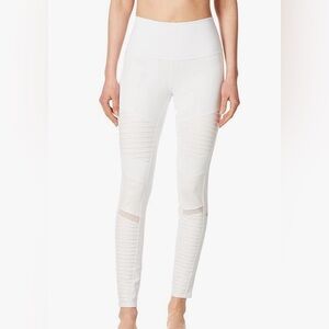 Alo Yoga 7/8 High-Waist Moto Legging White Small